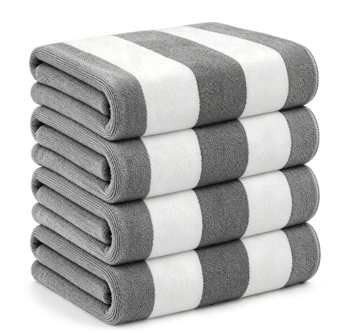 Solidchoice - 4-delige Microfiber Strandhanddoeken Set - Zacht en Absorberend