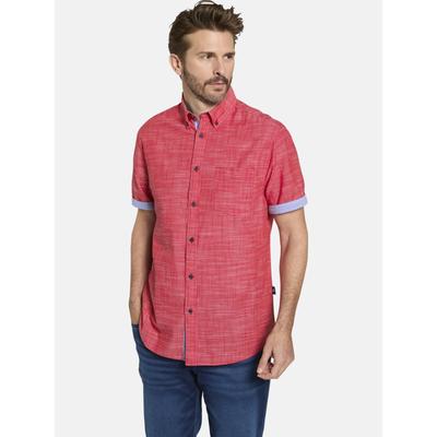 Kurzarmhemd BABISTA "Kurzarmhemd BELLAVERO", Herren, Gr. XXL, N-Gr, rot, Hemden