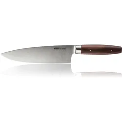 GEFU Kochmesser, 20 cm, Stahl, Walnussholz - Enno, Küchenmesser, Braun, Silber
