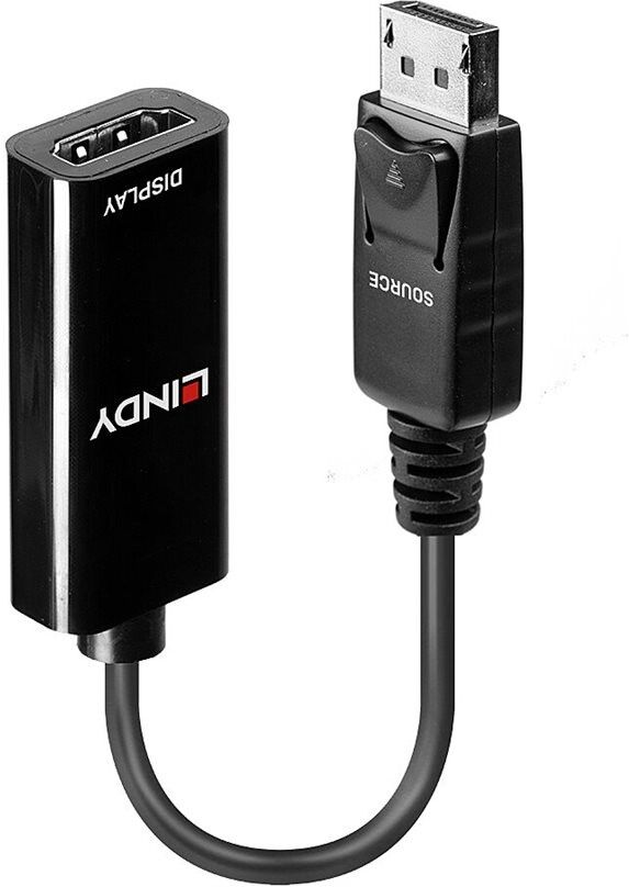 Lindy DisplayPort 1.2 to HDMI 4K30Hz Passive Adapter Converter Black (41718)
