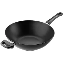 Scanpan - Classic Wokpfanne - Induktionsgeeignet - 32 cm, Pfanne + Kochtopf, Schwarz