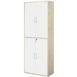 Mäusbacher Aktenschrank Big Profi Office Holzoptik Birke / Weiß