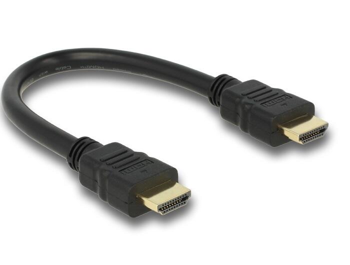 DeLOCK Kabel High Speed HDMI mit Ethernet 25cm 83352