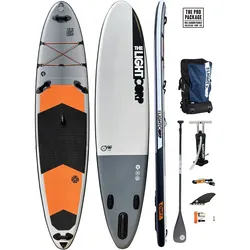 LIGHT PLATIN FREERIDE 11.4x32 SUP 2026 inkl. CARBON ENDURANCE RACE Paddel