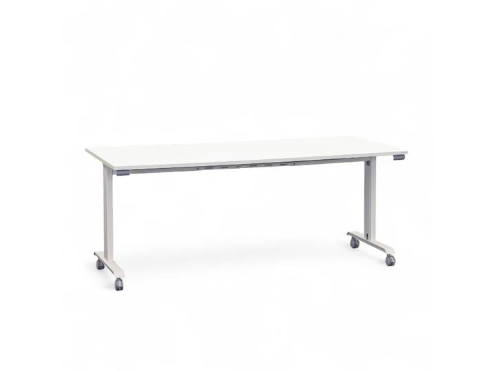 Klapptisch Tradingzone Kos 180x80 cm, Weiss/Weiss, Rechteckig, Neu - Perfekt für Meetings