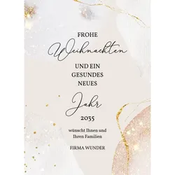 Geschäftliche Weinetiketten zu Weihnachten im Design "Festliche Zeit" individuell gestalten