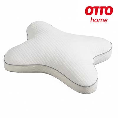Nackenkissen OTTO HOME "Schmetterling NEUHEIT in Größe: 54x44 cm", weiß, B:54cm H:15cm L:44cm, Bezug: 60% Polyester, 40% Viskose. Füllung: 100% Polyurethan, Funktionskissen, ergonomisches Nackenstützkissen für alle Schlafpositionen