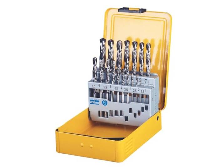 DEWALT Metaalborenset DT5923 (19-delige set in metalen cassette, gemaakt van high-performance snelsnijstaal (HSS) volgens DIN 338)