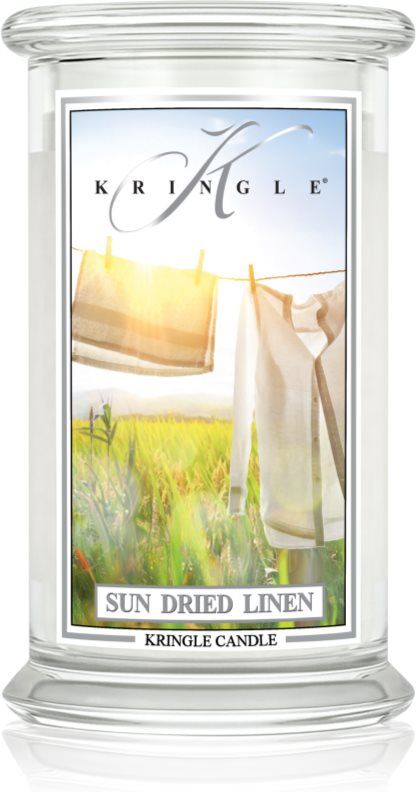 Kringle Candle Classic Sun Dried Linen bougie parfumée 623 g