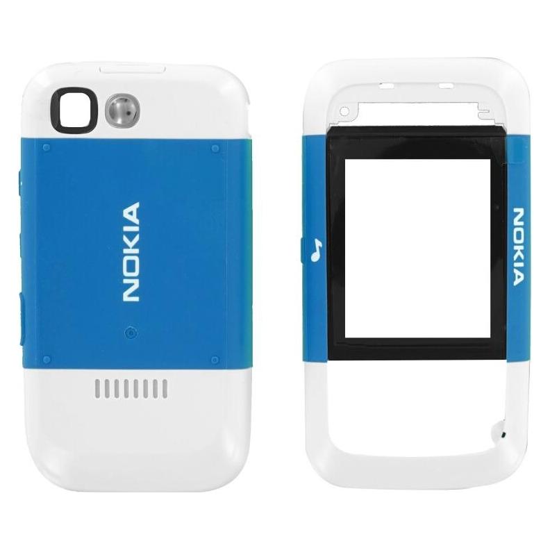 Nokia 5200 Frontcover und Backcover blau (Nokia 5200) (25445034)
