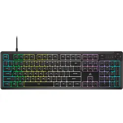 Corsair K55 Core (US, Kabelgebunden), Tastatur, Schwarz