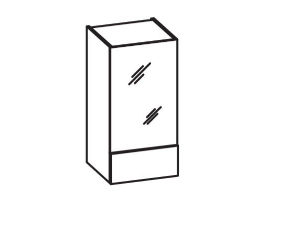 Artiqua 400 Wandschrank, Sanremo Eiche quer NB, 400-WSP-1-45-R-7144-428 400-WSP-1-45-R-7144-428