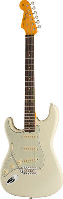 Fender AV II 61 STRAT LH RW OWT Olympic White Hochglanz