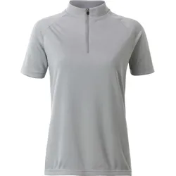 James & Nicholson Damen Radtrikot T-Shirt JN511 silver L