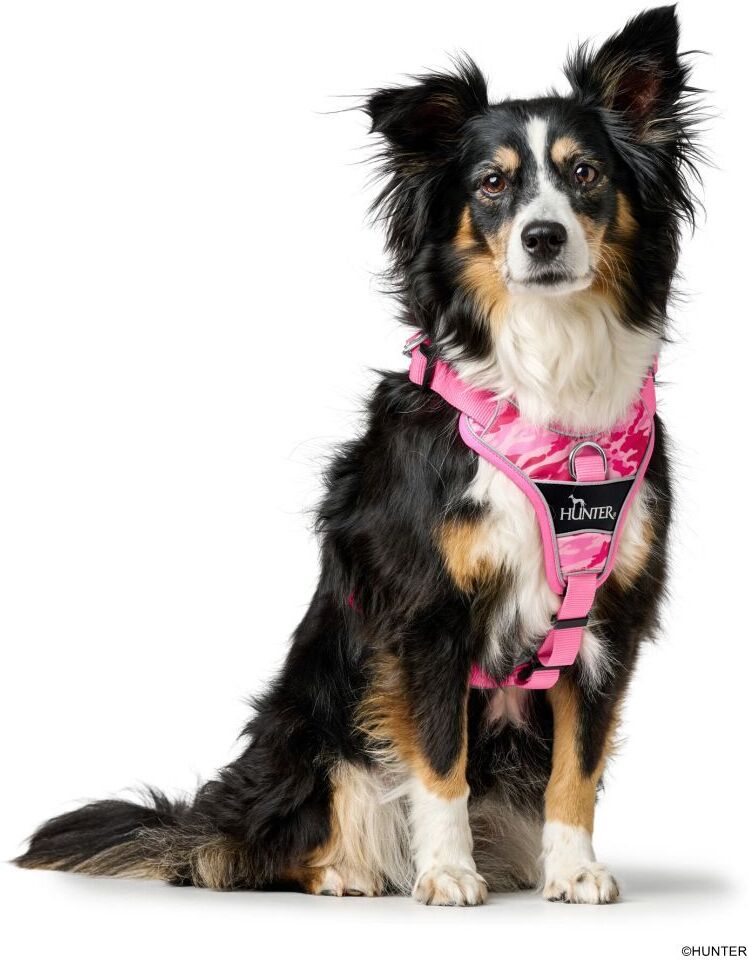 DOG SPORT HUNTER Geschirr Divo Camouflage M, rosa