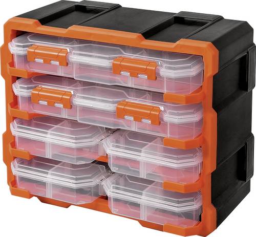 Alutec Sortimentskoffer-Set (L x B x H) 38 x 18 x 32mm variable Unterteilung Inhalt 6 Teile
