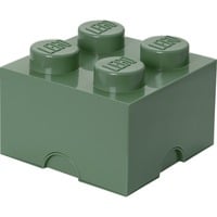 LEGO Storage Brick 4 sandgrün, Aufbewahrungsbox grün