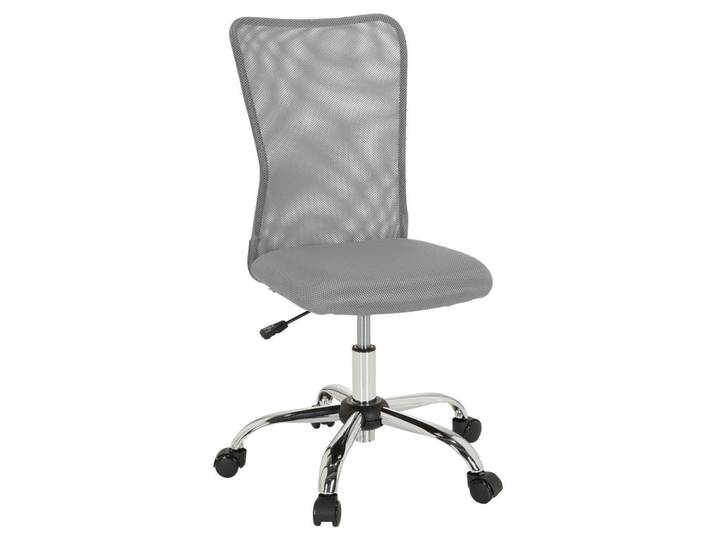Mid.you Jugenddrehstuhl, Grau, Kunststoff, Drehkreuz, 54x88-98x54 cm, Arbeitszimmer, Bürostühle, Jugendschreibtischstühle & Kinderschreibtischstühle