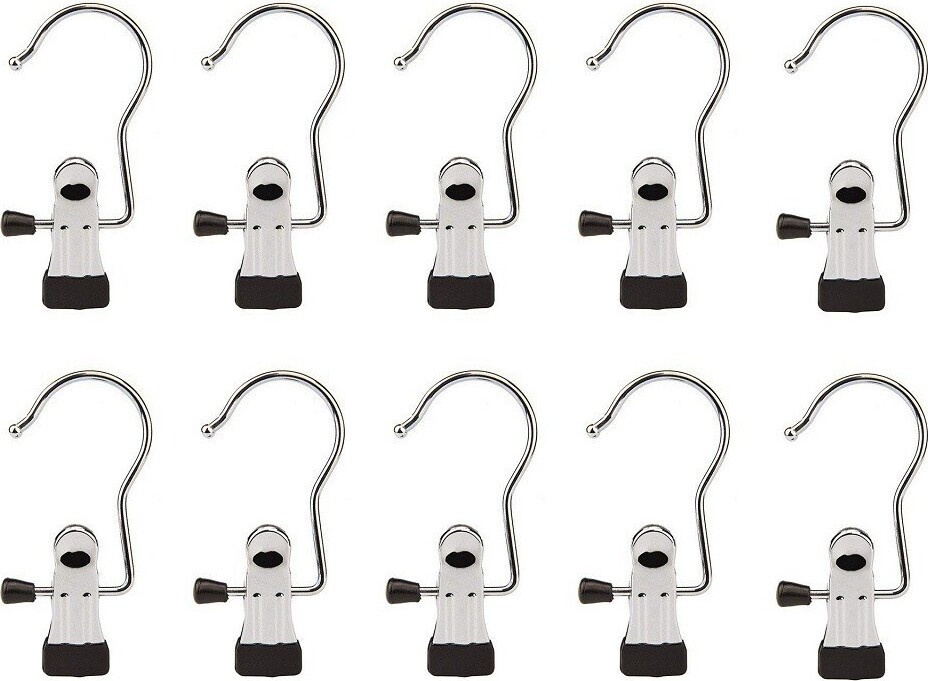 INF Hanger met clip RVS 10-pack