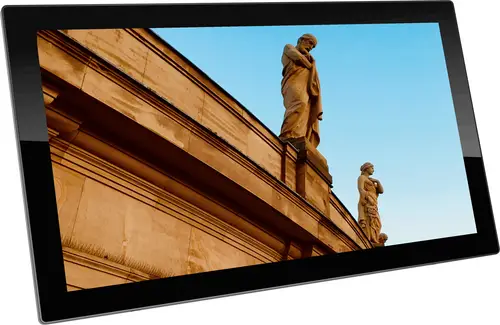 Braun Phototechnik DigiFrame 1901 8GB Digitaler Bilderrahmen 47 cm 18.5 Zoll EEK: B (A - G) 1366 x 768 Pixel 8 GB Schwarz