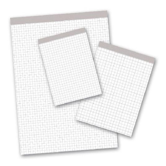 Ursus Notizblock Style Geheftet DIN A4 Kariert Papier Weiss Nicht perforiert (A4, Kariert) (608800040)