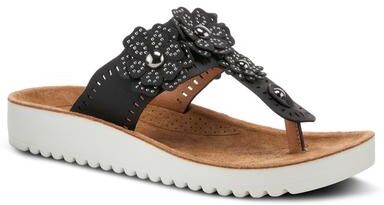 Women's Bayview Sandal by Flexus by Spring Step in Black (Size 39 M)