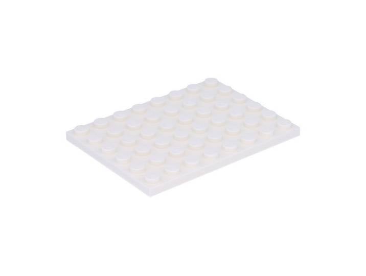 LEGO® 250 Stück Bauplatten, 6x8, Weiß Spielbausteine