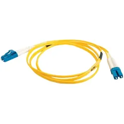 C2G LC-LC 9/125 OS1 Duplex Singlemode PVC Fiber Optic Cable (LSZH) (3 m), Netzwerkkabel