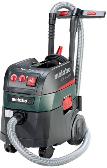 Aspirateur universel Metabo ASR 35 L ACP avec vibration électromagnétique et mesure de la différence de pression ; boîte en carton (602057000)