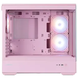 Zalman Boitier Mini Tour Micro ATX P30 V2 ARGB avec panneaux vitrés (Rose) (mATX, Mini-ITX), PC Gehäuse, Pink, Rosa