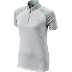 Wilson Polo mit Zip, weiss/mint
