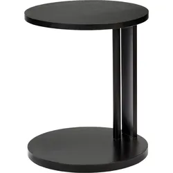Aura Beistelltisch 62 cm, schwarz, Buchenholz