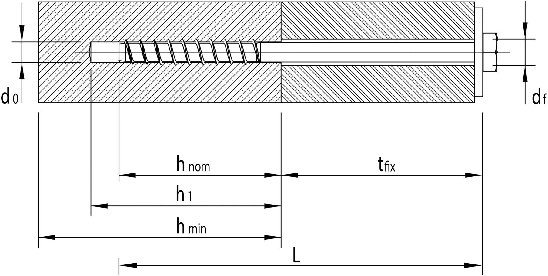 Heco MULTI-MONTI-plus S 12,0 x 180 Sechskantkopf A2K (48463)