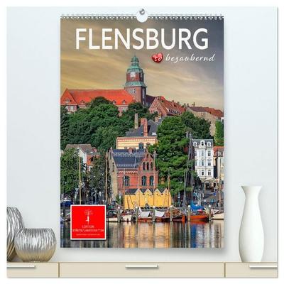 Flensburg - so bezaubernd (hochwertiger Premium Wandkalender 2027 DIN A2 hoch), Kunstdruck in Hochglanz