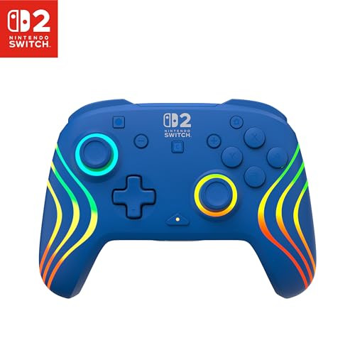 Turtle Beach Afterglow Wave Blauw draadloze controller voor Nintendo Switch, Nintendo Switch 2, Lite en OLED