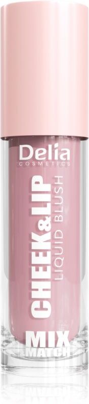 Delia Cosmetics Mix&Match Cheek & Lip Liquid Blush liquid blusher for lips and cheeks shade 03 4 ml