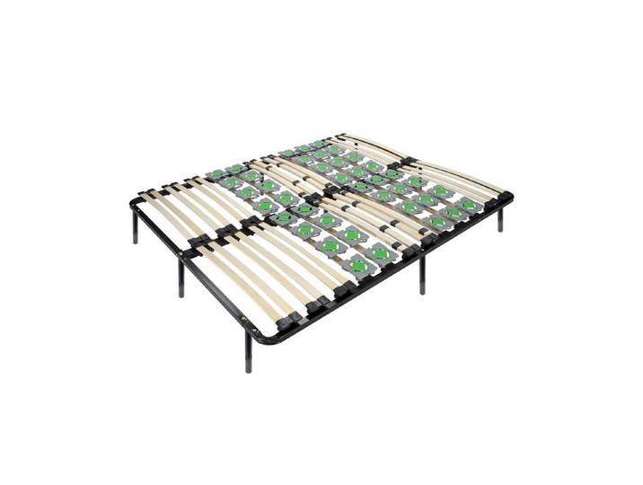 Teiltellerlattenrost i-flair Tellerlattenrost 140x200 cm auf Füßen, Gästebett Ergo IF55, i-flair, Kopfteil nicht verstellbar, Fußteil nicht verstellbar, Für alle Matratzen geeignet,stabile Füsse