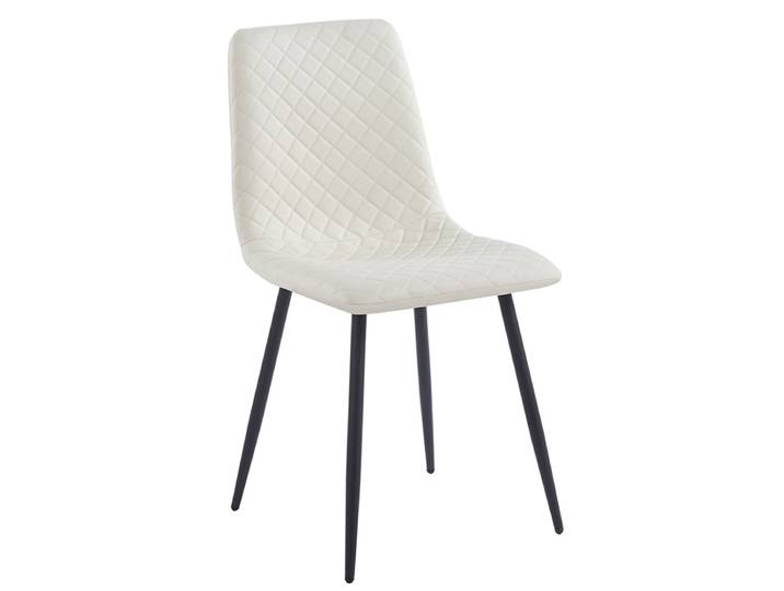 4er Set Rom Kunstleder Stühle - Beige