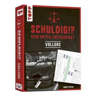 Schuldig?! Dein Urteil entscheidet – Vollgas. Krimispiel in 50 Karten