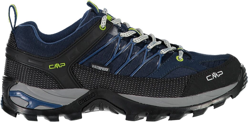 Wanderschuh CMP "Rigel Low", Herren, Gr. 41, blau (blau, schwarz), Obermaterial: 100% Nylon NY., Schuhe Wanderschuh