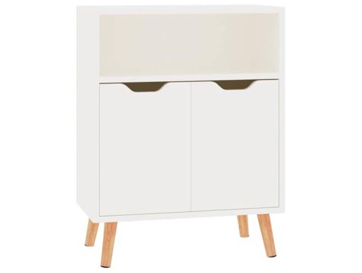 PUGYNBK Anrichte aus technischem Holz, Weiß, glänzend, 60 x 30 x 72 cm Edle Verarbeitung, einfache Reinigung, vielseitige Oberfläche, optimale Organisation, robustes Sperrholz