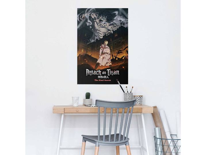 Poster Attack on Titan S4 Papier Multicolore 61 x 92 x 0cm