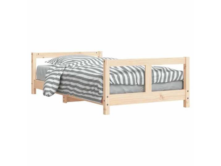 Luxe&Mode Structure de lit pour enfant 80x160 cm bois de pin massif 2 ans garantie LV16096