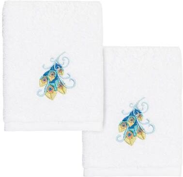 Authentic Hotel and Spa Turkish Cotton Penelope 2PC Washcloth Set