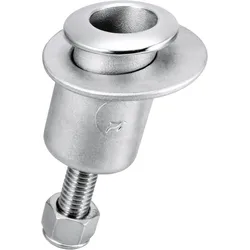 Sockel für Sonnensegelmast, A4, für Rohr 22mm, Klemmbereich 13-22mm