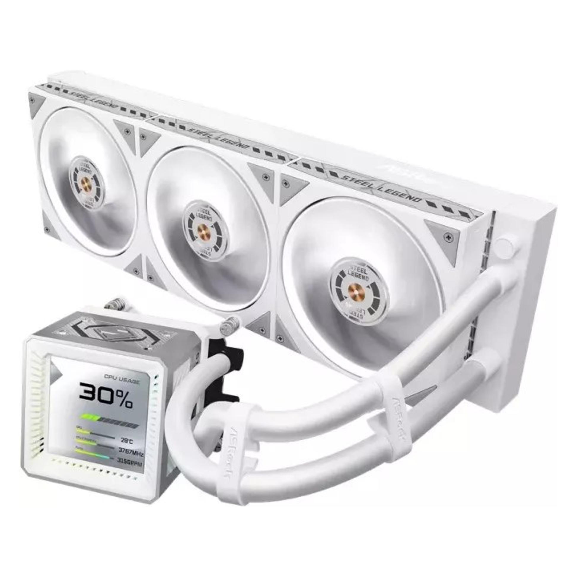 AsRock CPC Steel Legend 360 LCD White (90-ASLA36-WAAGA5)