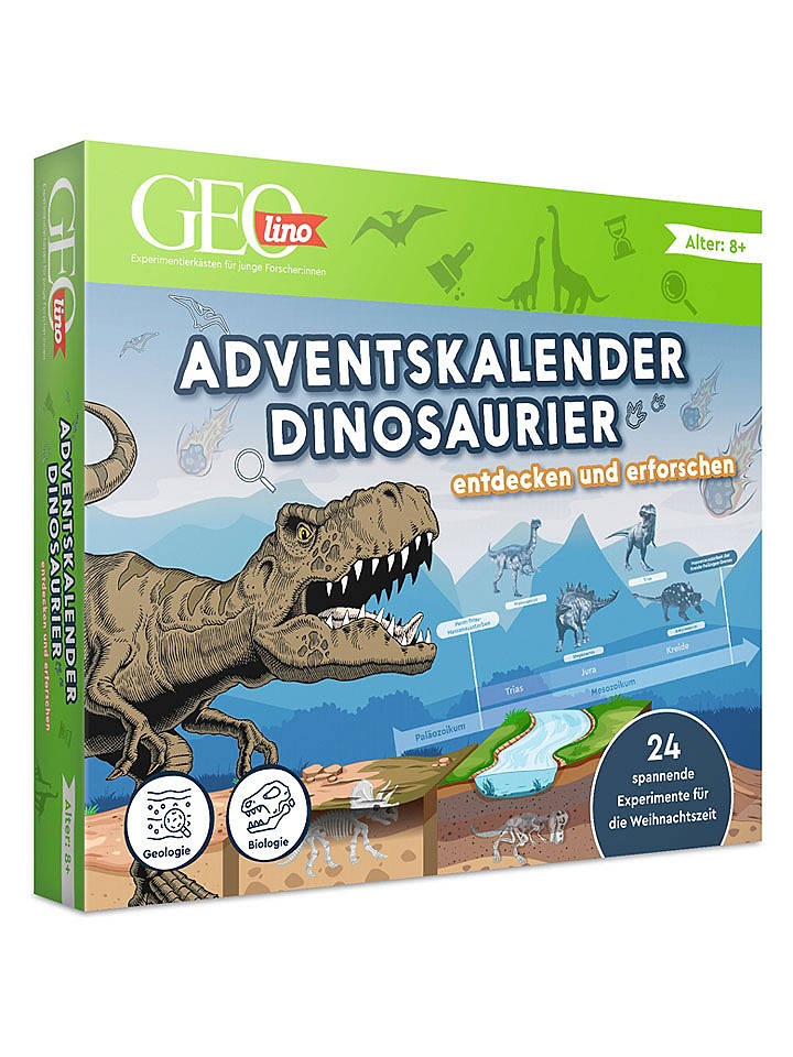 FRANZIS Adventskalender "GEOlino Dinosaurier" - ab 8 Jahren - onesize