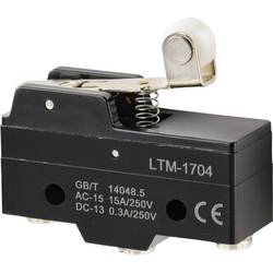 TRU COMPONENTS TC-9201368 Mikroschalter 250 V/AC 15 A 1 x Ein/(Ein) tastend 1 St.