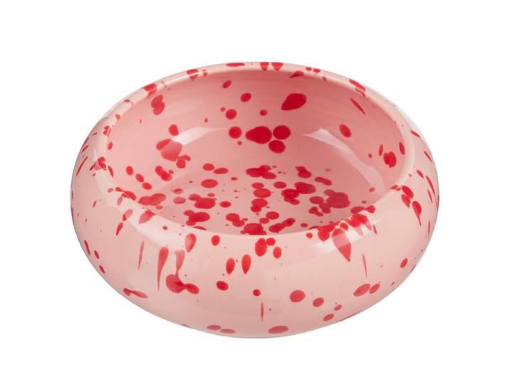 Schale BOOGY SPLASH 16 x 6 x 16cm Pink/Pink