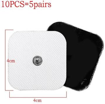 Uplifted Goods Reusable Electrode Gel Pads For Muscle Stimulator And Therapy Machines 4x4cm 10pcs